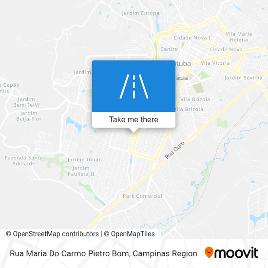 Rua Maria Do Carmo Pietro Bom map