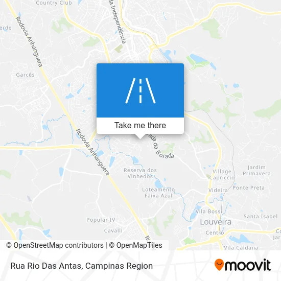 Rua Rio Das Antas map