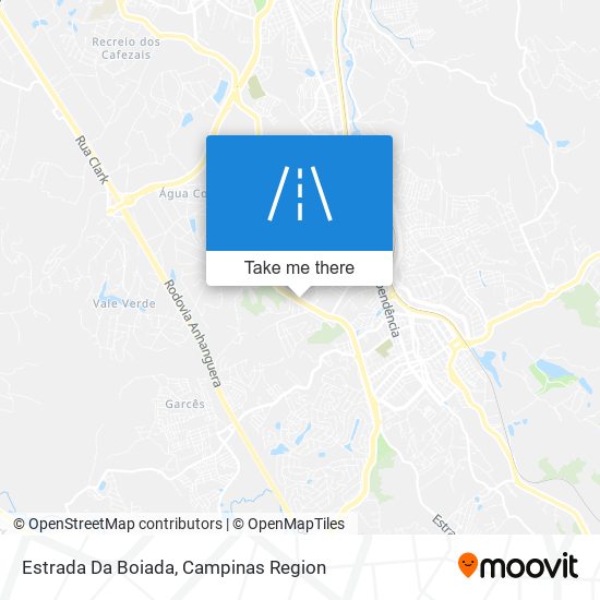 Estrada Da Boiada map