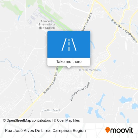Rua José Alves De Lima map