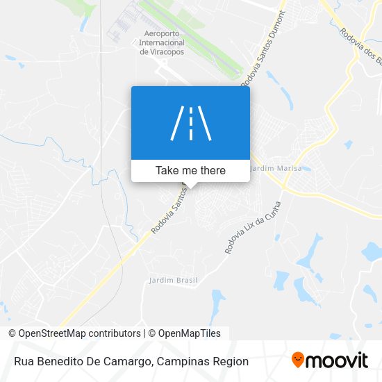 Rua Benedito De Camargo map