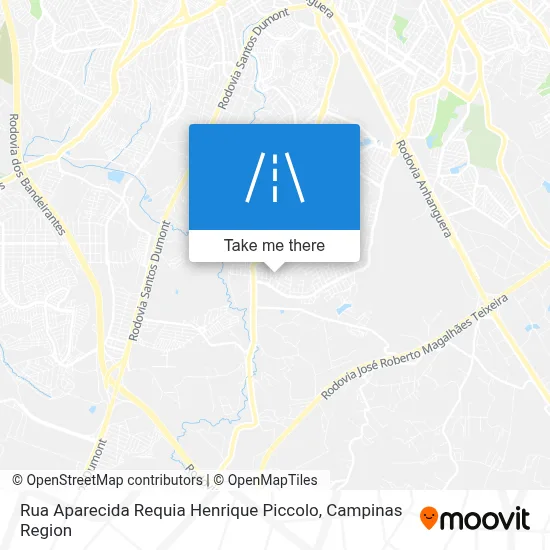 Rua Aparecida Requia Henrique Piccolo map