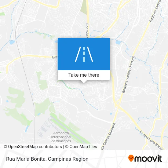 Rua Maria Bonita map