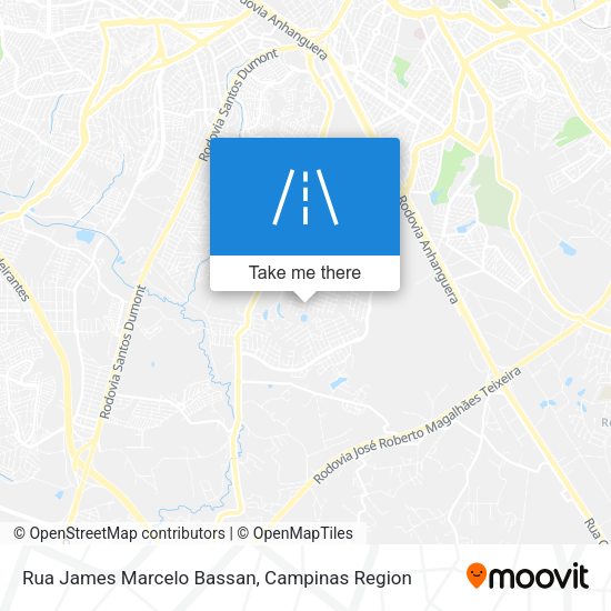 Rua James Marcelo Bassan map