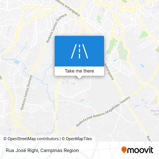 Rua José Righi map