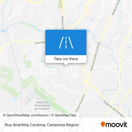 Rua Ibrantina Cardona map