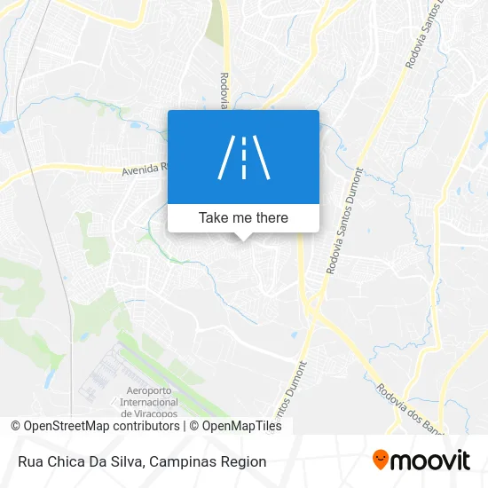 Rua Chica Da Silva map