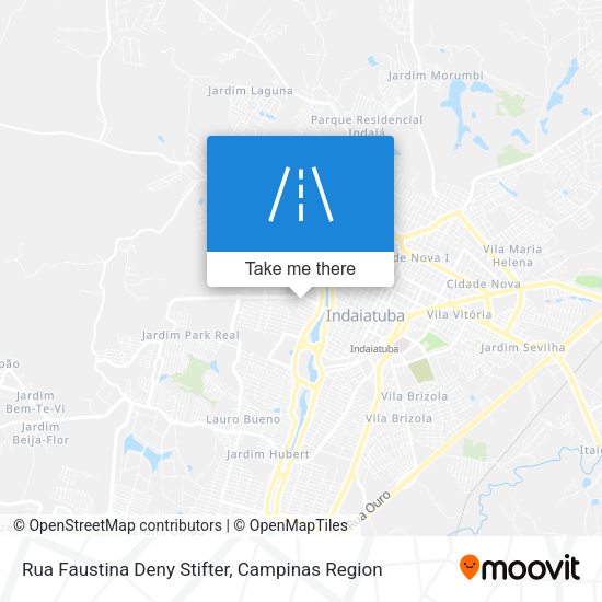 Rua Faustina Deny Stifter map