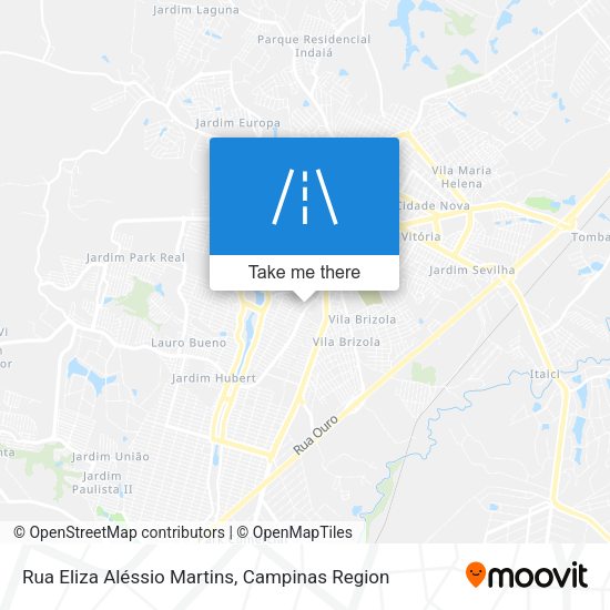 Rua Eliza Aléssio Martins map