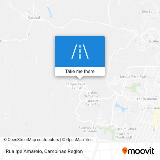 Rua Ipê Amarelo map