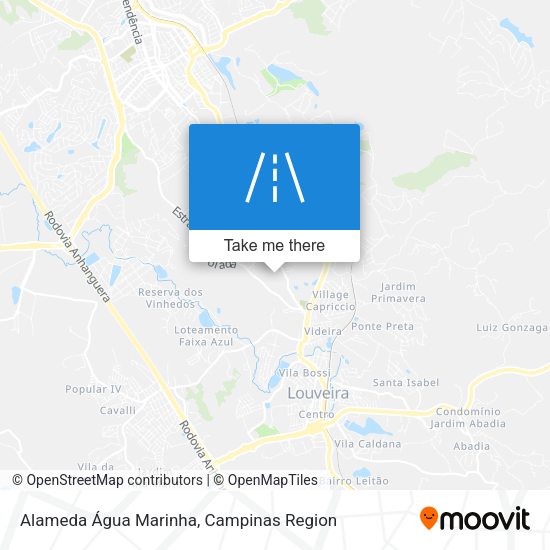 Alameda Água Marinha map