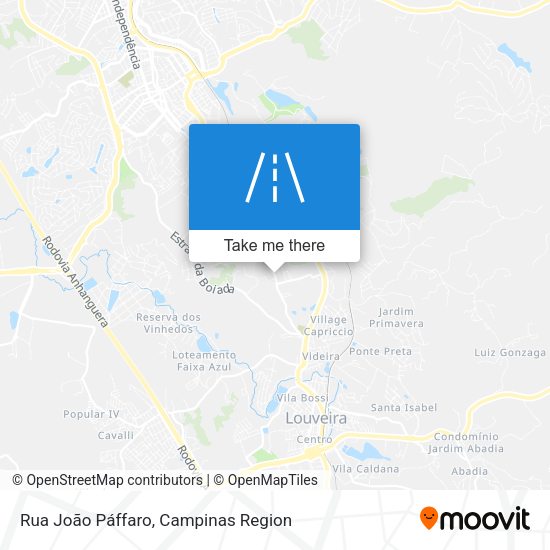 Rua João Páffaro map