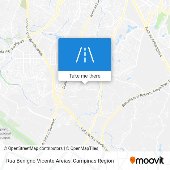 Rua Benigno Vicente Areias map