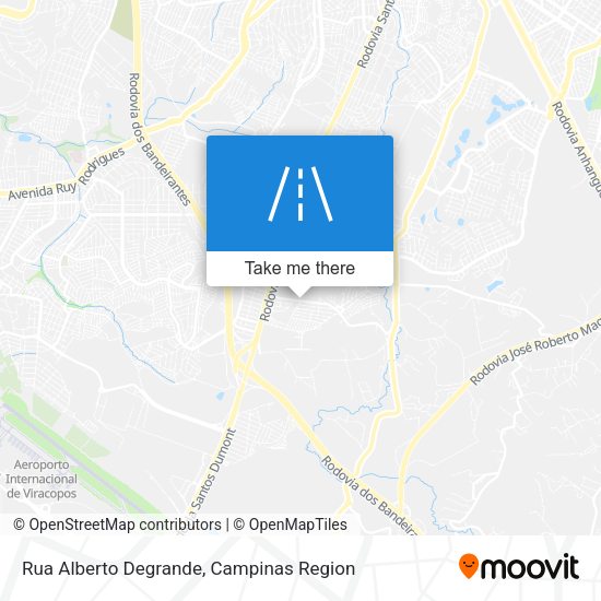 Rua Alberto Degrande map