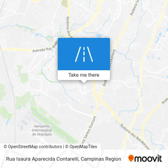 Rua Isaura Aparecida Contarelli map