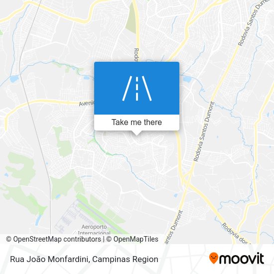 Rua João Monfardini map