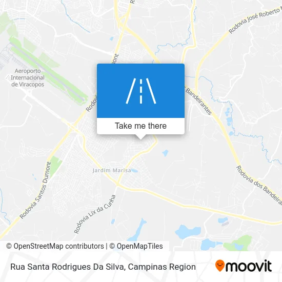 Rua Santa Rodrigues Da Silva map