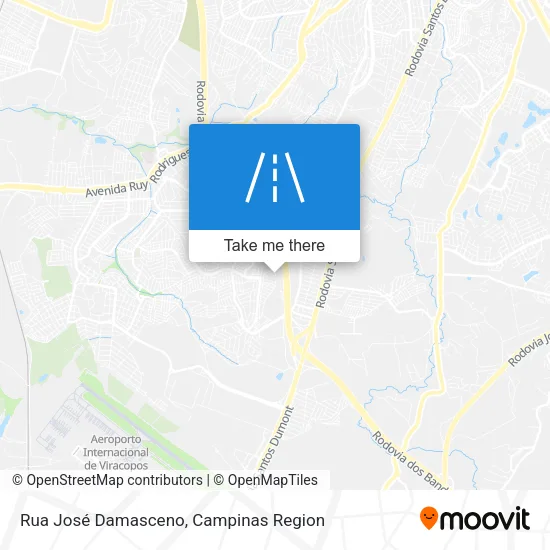 Rua José Damasceno map
