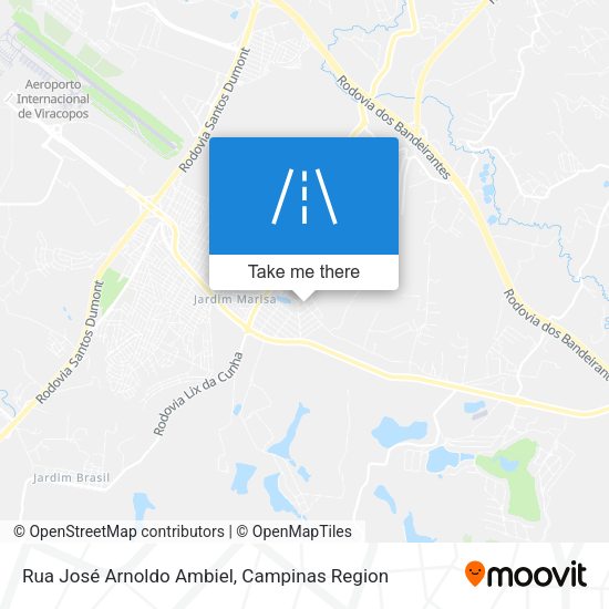 Rua José Arnoldo Ambiel map