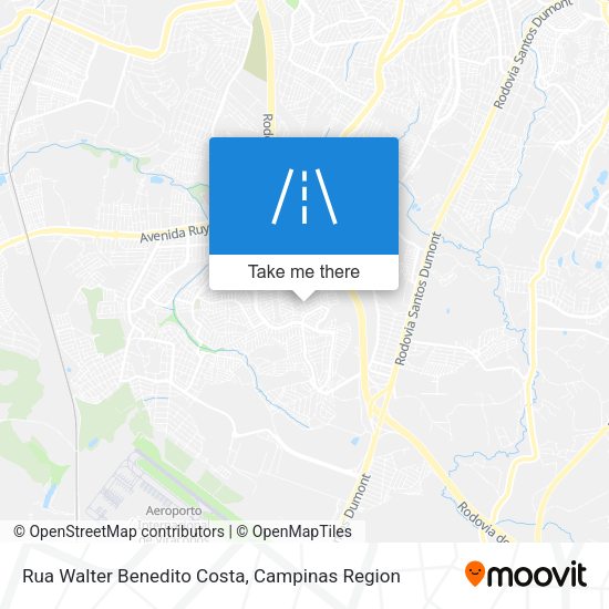 Rua Walter Benedito Costa map