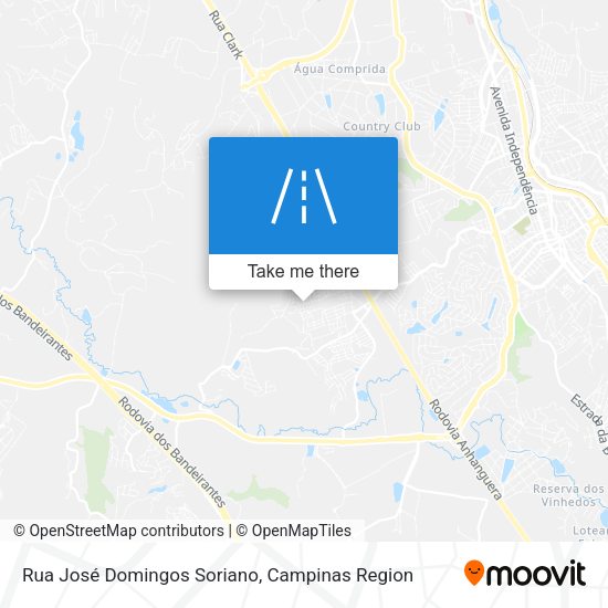 Rua José Domingos Soriano map