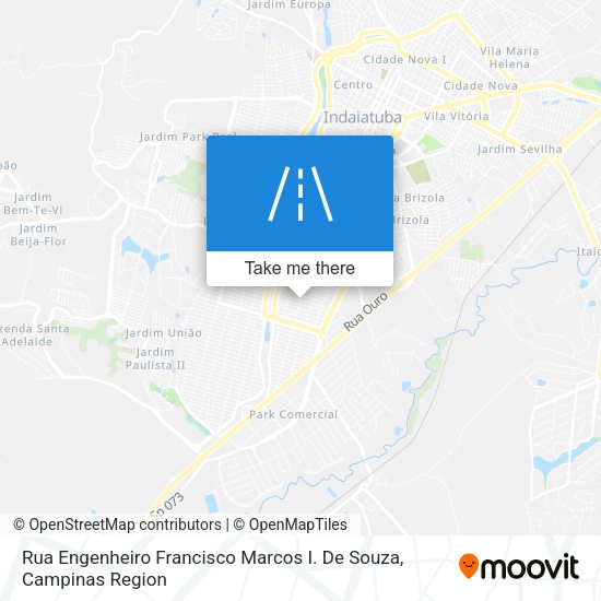 Rua Engenheiro Francisco Marcos I. De Souza map