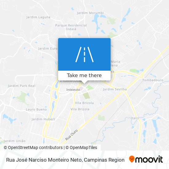 Rua José Narciso Monteiro Neto map