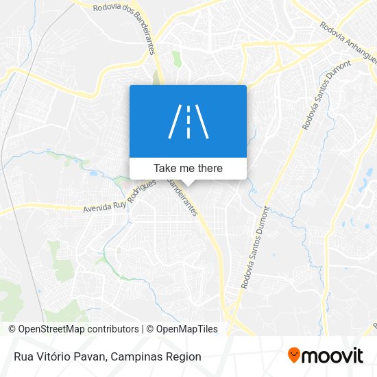 Rua Vitório Pavan map