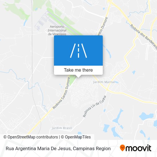 Rua Argentina Maria De Jesus map