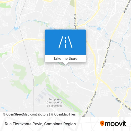 Rua Fioravante Pavin map