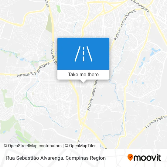 Rua Sebastião Alvarenga map