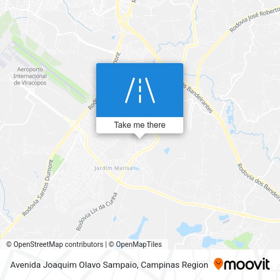 Avenida Joaquim Olavo Sampaio map