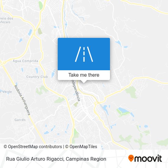 Rua Giulio Arturo Rigacci map
