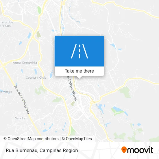 Rua Blumenau map