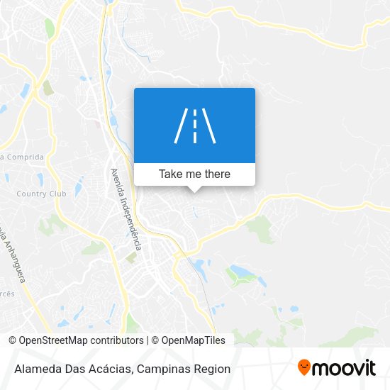 Alameda Das Acácias map