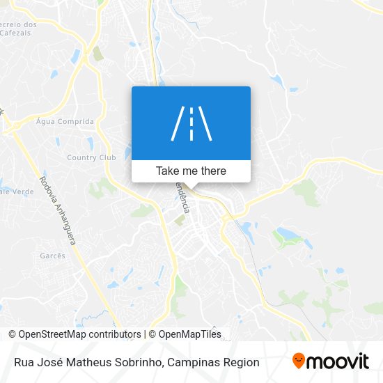 Rua José Matheus Sobrinho map