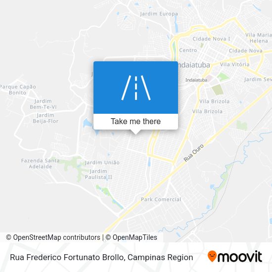 Rua Frederico Fortunato Brollo map