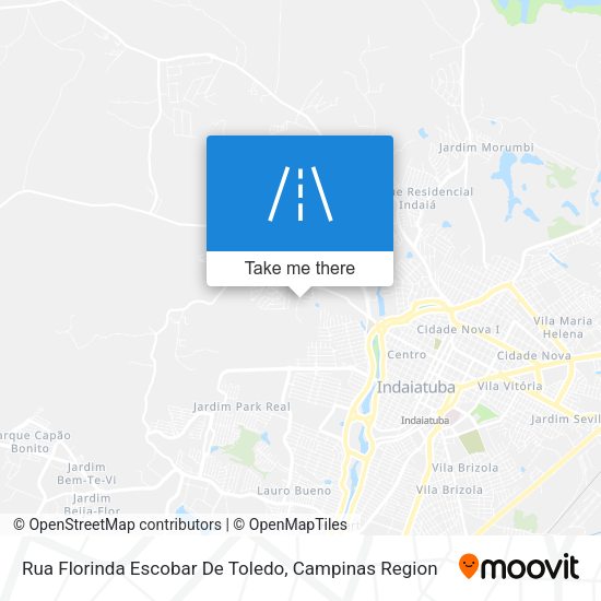 Rua Florinda Escobar De Toledo map