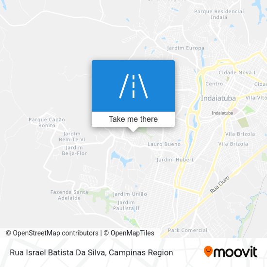 Rua Israel Batista Da Silva map