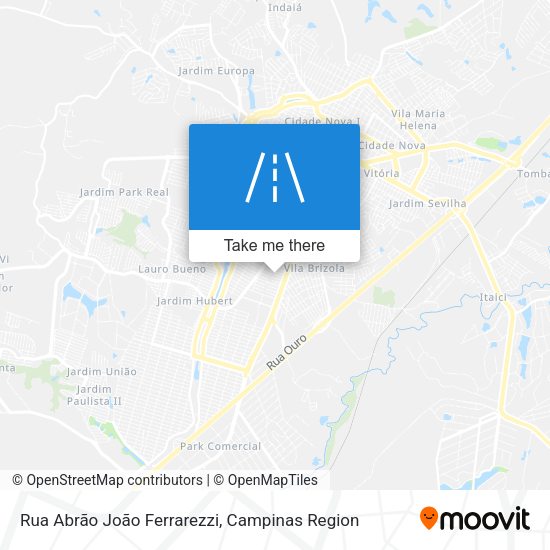 Rua Abrão João Ferrarezzi map