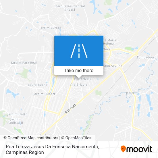 Rua Tereza Jesus Da Fonseca Nascimento map