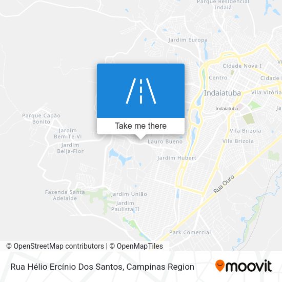 Rua Hélio Ercínio Dos Santos map