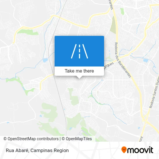 Rua Abaré map