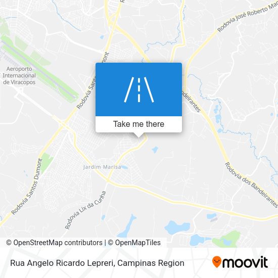 Rua Angelo Ricardo Lepreri map