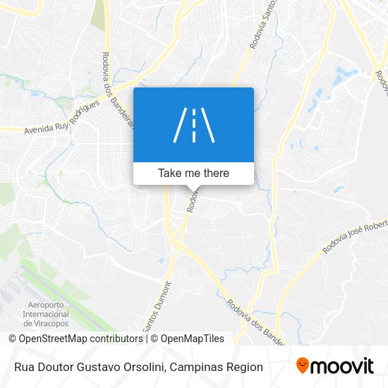 Rua Doutor Gustavo Orsolini map