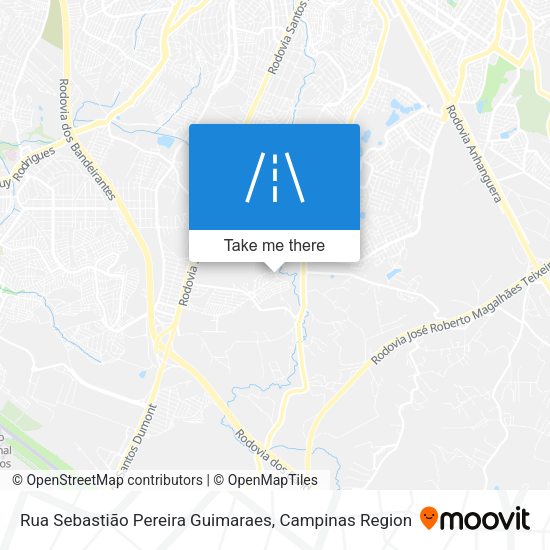 Rua Sebastião Pereira Guimaraes map