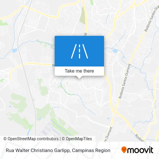 Rua Walter Christiano Garlipp map