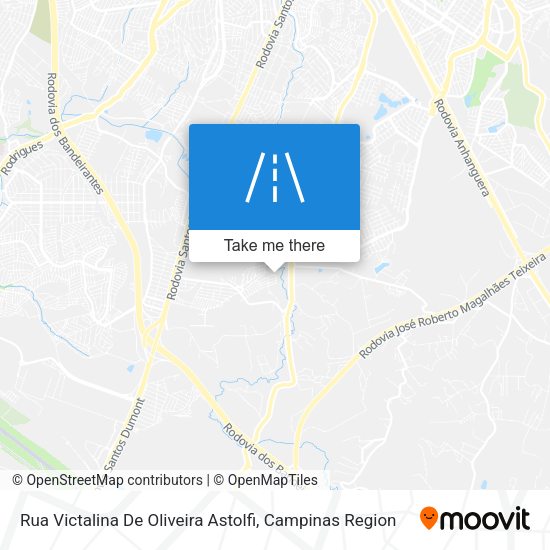 Rua Victalina De Oliveira Astolfi map