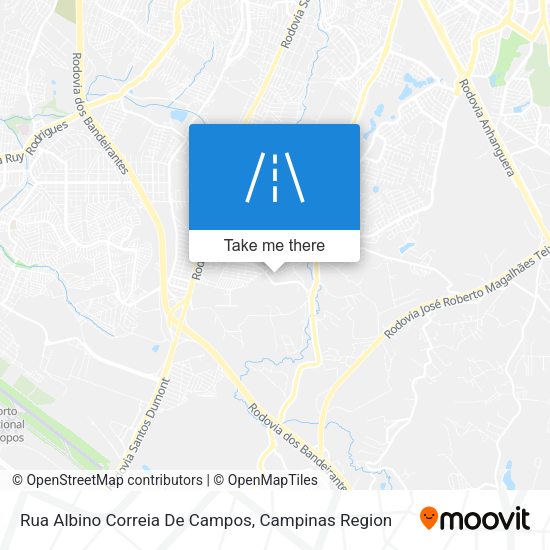 Rua Albino Correia De Campos map