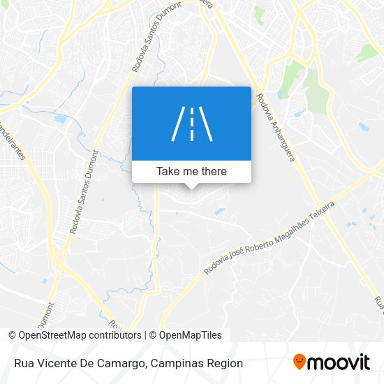Rua Vicente De Camargo map